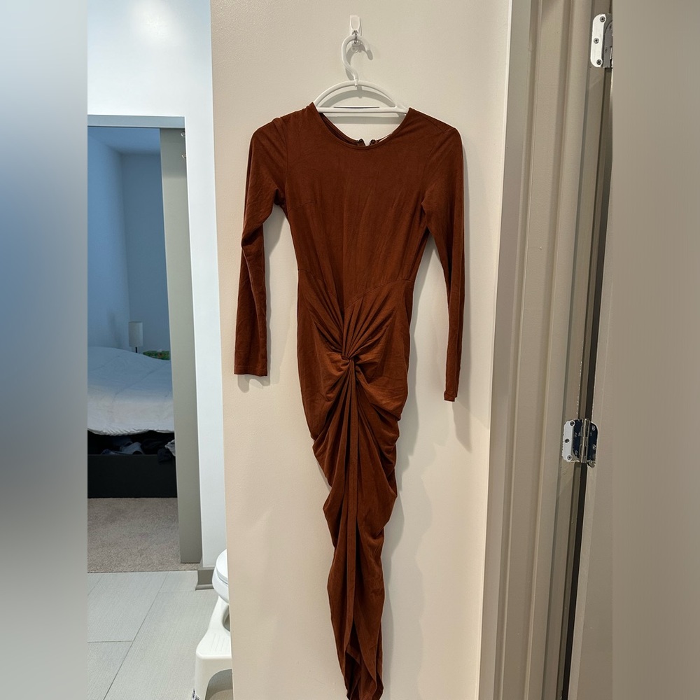Burnt Red Rouged Dress